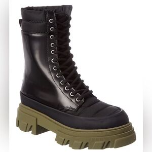 GANNI Lug Sole Combat Boots